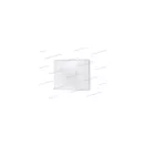 OMU FV3-4 3 mezős 4 soros falra szerelhető fém elosztószekrény (4x36 modul) 650x800x165mm IP43 750°C
