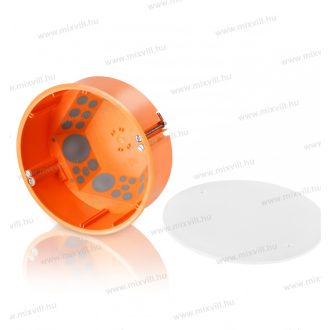   OP816 kerek 120mm légmentesen záró gipszkarton kötődoboz csavaros fedéllel,65mm mély,850°C 20db/csom