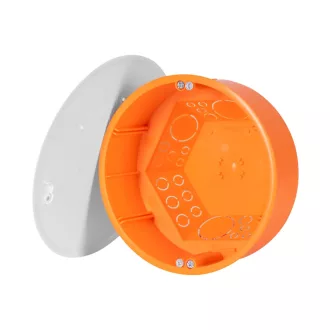   OP815 kerek 120mm gipszkarton kötődoboz csavaros fedéllel 850°C.