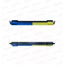 OMU FV2-3 2 mezős 3 soros falra szerelhető fém elosztószekrény (3x24 modul) 500x550x165mm IP43 750°C