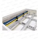 OMU FV3-3 3 mezős 3 soros falra szerelhető fém elosztószekrény (3x36 modul) 500x800x165mm IP43 750°C