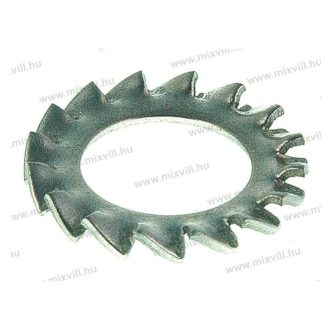 Koelner alátét M10 horganyzott fogazott DIN6798