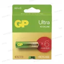 GP Ultra LR06 1.5V ceruza elem AA BL4+2 6db/bliszter B0221V