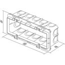 Modul PM7 süllyesztett doboz 49x188mm DM70 15236