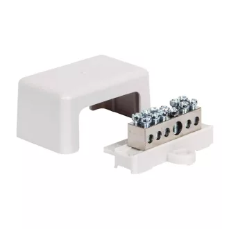   PKS3 kicsi 2-soros potenciál kiegyenlítő sín 1x6-25mm2+5x1,5-6mm2 2020303 halogénmentes