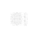 400C10 Kötődoboz gumibevezetővel IP55 460x380x120mm, UV álló