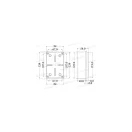EC 410C4R 120x80x50 kötődoboz IP56 UV álló
