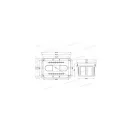 350C4 süllyesztett kötődoboz 152x100x70mm