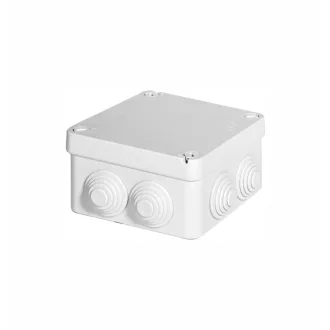   EC 491C4 110x110x60 kötődoboz gumibevezetővel FAST.IP55 UV álló halogénmentes