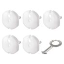 Emos A9000 Biztonsági konnektorvédő 5db + kulcs