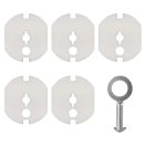 Emos A9000 Biztonsági konnektorvédő 5db + kulcs