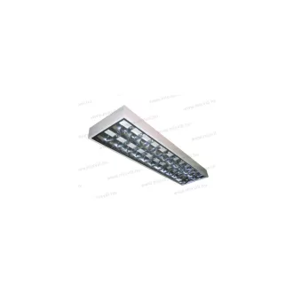   REX DPTF 2x58W EVG Falon kívüli dupla parabolatükrös armatúra 1db/ ("A" energiaosztály)