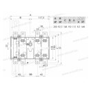 XBS INT FLS-21/0-160 Bíztosító-szakaszolókapcsoló 3 pólusú 160A
