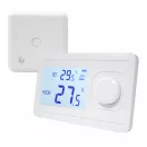 Digitális szobatermosztát Omu system B803RF vezeték nélküli nem programozható LCD kijelzővel OWD NTC
