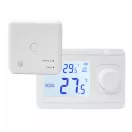 Digitális szobatermosztát Omu system B803RF vezeték nélküli nem programozható LCD kijelzővel OWD NTC
