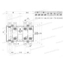 Telergon INT FLS-21/1-250 Bíztosító-szakaszolókapcsoló 3 pólusú 250A