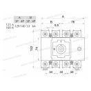Telergon INT S5/0-160 Terheléskapcsoló 3 pólusú 160A