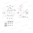 Telergon INT S5/2-630 Terheléskapcsoló 3 pólusú 630A