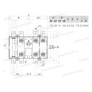 Telergon INT FLS-21/2-400 Bíztosító-szakaszolókapcsoló 3 pólusú 400A