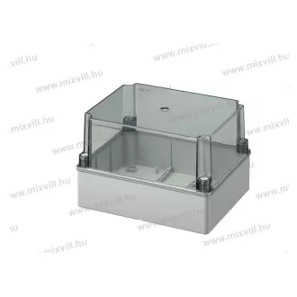   440C7 Kötődoboz magasított átlátszó fedéllel IP56 240x190x160mm, UV álló