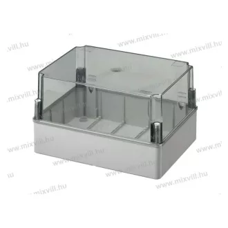   440C8 Kötődoboz magasított átlátszó fedéllel IP56 300x220x180mm, UV álló
