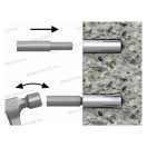 Koelner fémdűbel, menetrögzítővel M8x30x10 RAWL 100db/doboz