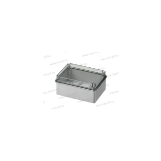  420C5 Kötődoboz átlátszó fedéllel IP56 150x110x70mm, UV álló