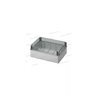   420C8 Kötődoboz átlátszó fedéllel IP56 300x220x120mm, UV álló