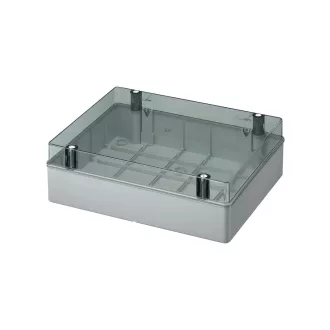   EC 420C9 Kötődoboz átlátszó fedéllel IP56 380x300x120mm, UV álló  Elettrocanali