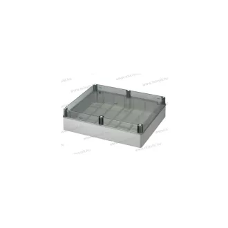   420C10 Kötődoboz átlátszó fedéllel IP56 460x380x120mm, UV álló