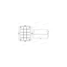 430C8 Kötődoboz magasított fedéllel IP56 300x220x180mm, UV álló