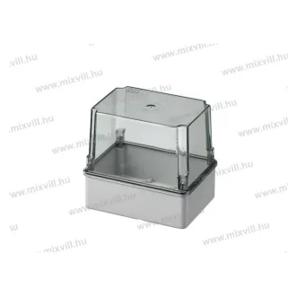  440C5 Kötődoboz magasított átlátszó fedéllel IP56 150x110x140mm, UV álló