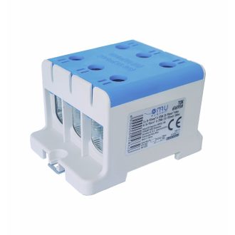   Omu system TUK61695N 6x16-95mm2 (CU:320A, AL:290A) 1 póluskék csatlakozókapocs sorkapocs