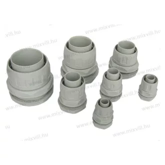   EC GX12M metrikus tömszelence GUS12G 16,2/12mm gégecsőhöz IP65 UV álló