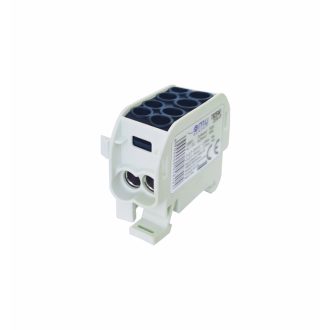   1 pólusú fekete fővezetéki sorkapocs 25/16mm2 1,5-25mm2 1,5-16mm2 Omu system TB2516F 1000V AC/DC
