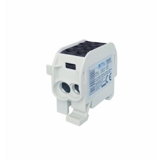   1 pólusú fekete fővezetéki sorkapocs leágazókapocs 35/25mm2 1,5-35mm2 1,5-25mm2 Omu system TB3525F 1