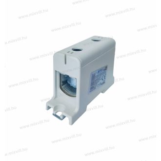   1 pólusú szürke fővezetéki sorkapocs csatlakozókapocs 2x35-150mm2 CU 320A AL 290A Omu system TUK2351