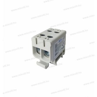   1 pólusú szürke fővezetéki sorkapocs csatlakozókapocs 4x2,5-50mm2 CU 160A AL 145A Omu system TUK4255