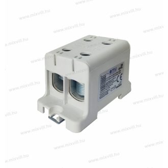   1 pólusú szürke fővezetéki sorkapocs csatlakozókapocs 4x16-95mm2 CU 245A AL 220A Omu system TUK41695