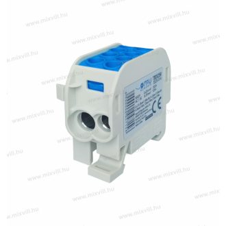   1 pólusú kék fővezetéki sorkapocs leágazókapocs 35/25mm2 1,5-35mm2 1,5-25mm2 Omu system TB3525N
