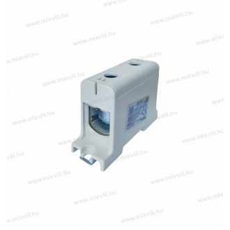   1 pólusú szürke fővezetéki sorkapocs csatlakozókapocs 2x16-95mm2 CU 245A AL 220A Omu system TUK21695