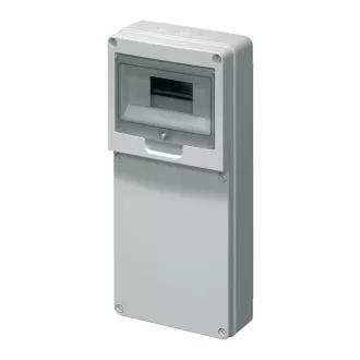   EC 69003 Csapfedeles elosztódoboz 8 modulos IP65 ( ELO-8 )  Elettrocanali