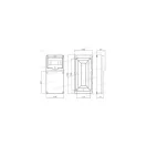 EC 69003 Csapfedeles elosztódoboz 8 modulos IP65 ( ELO-8 )