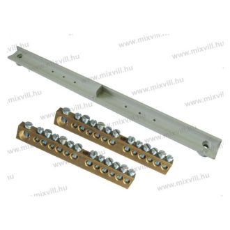 6224EQ földelősín + tartó 24 modulos elosztóba