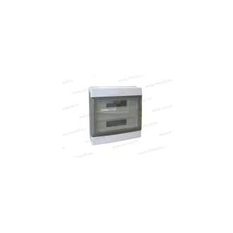   EC 62036E 36modulos falon kívüli elosztó átlátszó ajtóval IP65, UV álló, halogénmentes, 1000VDC