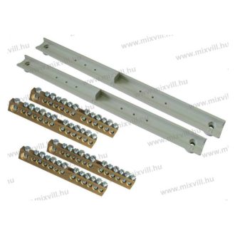 62054EQ földelősín + tartó 54 modulos elosztóba