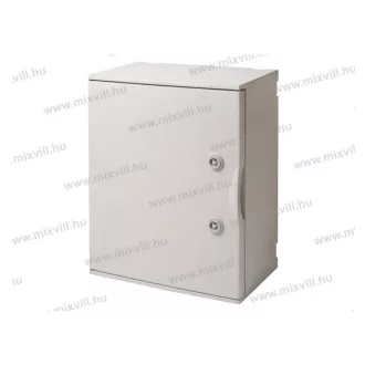   EC 625004 72 modulos üvegszálas PET falon kívüli elosztószekrény 435x655x215, UV álló, IP65