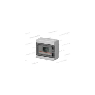   EC 62008E Falon kívüli elosztó 8 modulos átlátszó ajtóval IP65 200x180x100mm, UV álló, 1000VDC