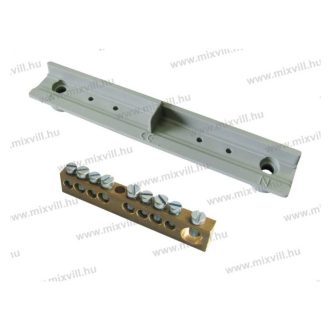 6208EQ földelősín + tartó 8 modulos elosztóba