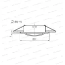 Kanlux Argus CT-2115-C/M spotlámpa MR16 matt-króm ("A++"-"E" energiaosztály) 331